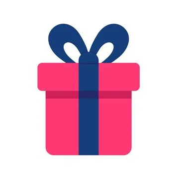 Gift box. Valentine's day. Vector illustration Stock Illustration