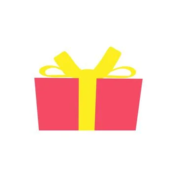 Gift box vector christmas illustration celebration surprise birthday box desi 库存插图