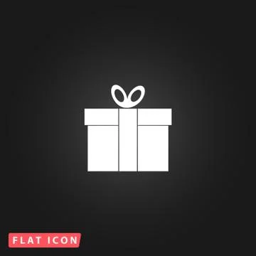 Gift box Vector icon Stock Illustration