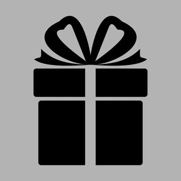 Gift box vector icon Stock Illustration