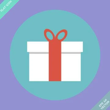 Gift box - vector illustration Stock Illustration