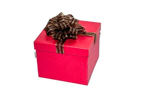 Gift box on white background Stock-Fotos