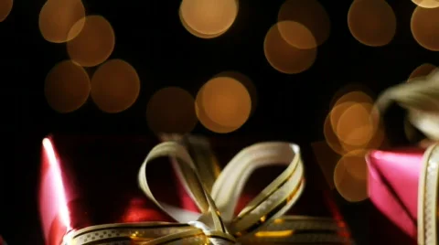 Gift boxes 5-1 30fps Stock Footage 574220