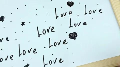 Gift boxes among inscriptions Stock Footage 89201606