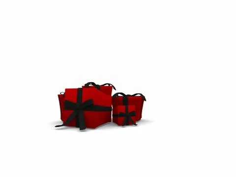 Gift boxes and hearts Stock Illustration