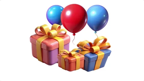 Gift Boxes Animation. 3D Rendering, Copy Space. Prizes, Bonus Or Rewards Vid Stock Footage 316227487