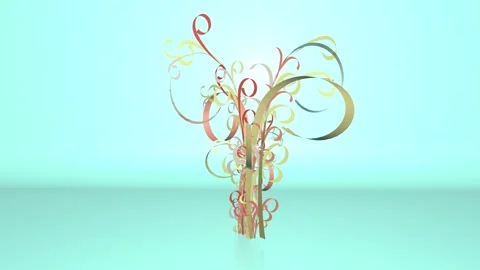 Gift boxes appear on the branches of the bush. Stock Footage 221824843