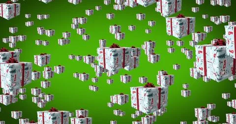 Gift Boxes. Background for Offers and Discounts. Ilustração Stock