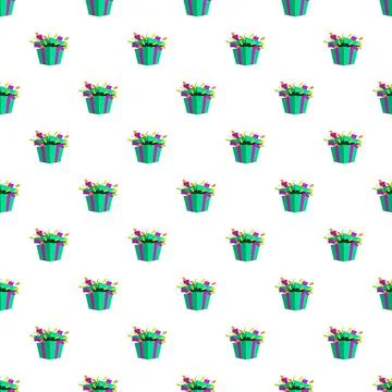 Gift boxes with confetti pattern for celebrations Stock Illustration