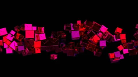 Gift boxes flying. Stock Footage 124365782