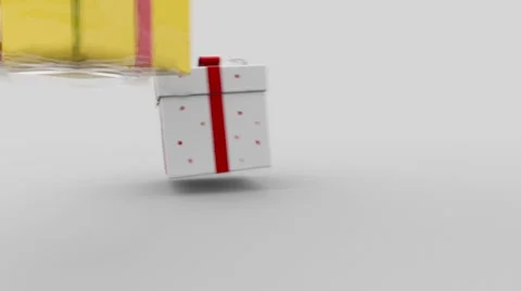 Gift boxes Stock Footage 890251