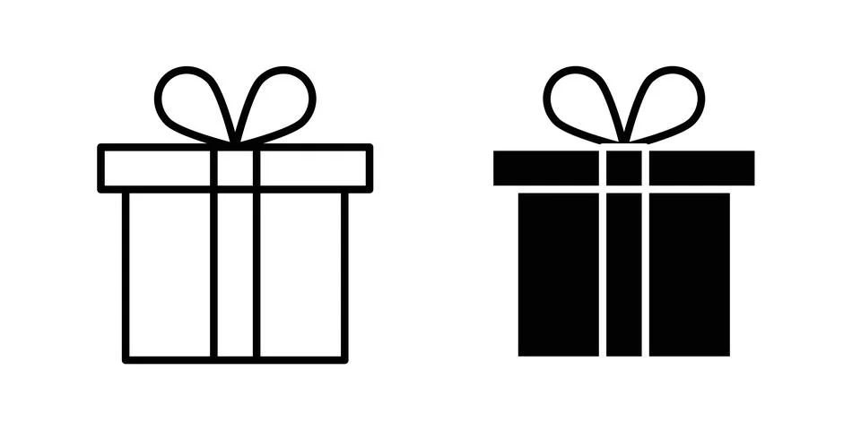 Gift boxes icon graphic design. web icons vectors Stock Illustration