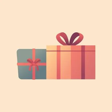 Gift boxes icon illustration Stock Illustration