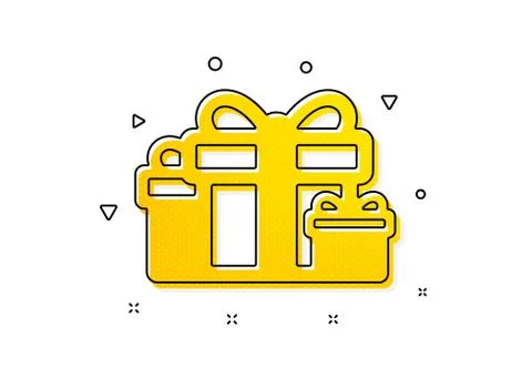 Gift boxes icon. Present sign. Vector Stock Illustration