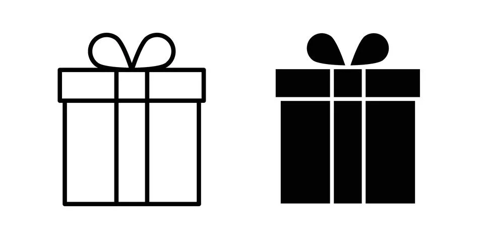 Gift boxes icon vector design illustrations イラスト素材