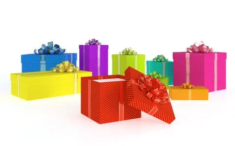 Gift boxes Stock Illustration