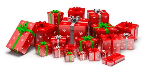 Gift Boxes Stock Illustration