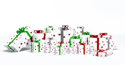 Gift Boxes Stock Illustration