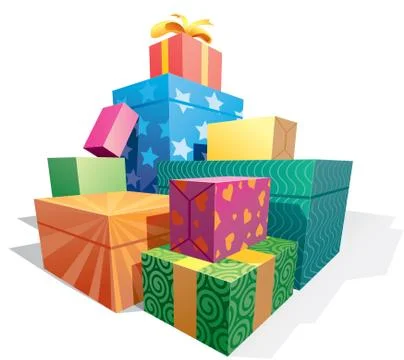 Gift boxes Stock Illustration