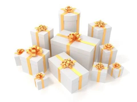 Gift boxes Stock Illustration