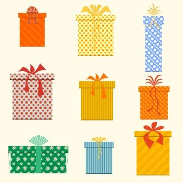 Gift Boxes Illustrazione stock