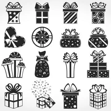 Gift Boxes Stock Illustration
