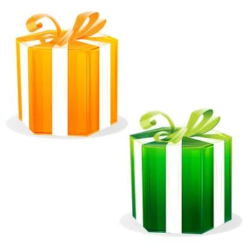 Gift boxes Illustrazione stock