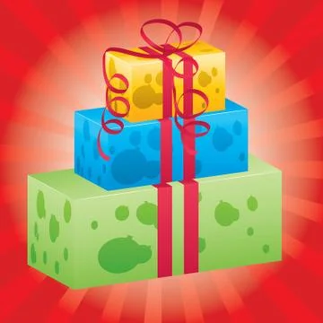 Gift boxes Stock Illustration