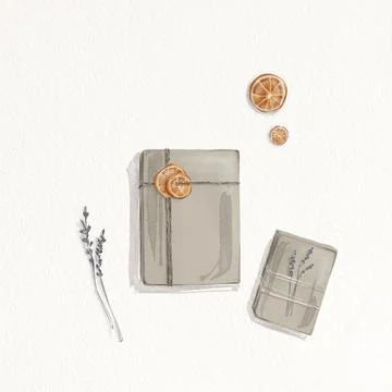 Gift boxes Ilustración de archivo