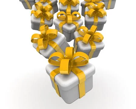 Gift boxes Ilustração Stock