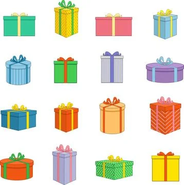 Gift boxes Stock Illustration