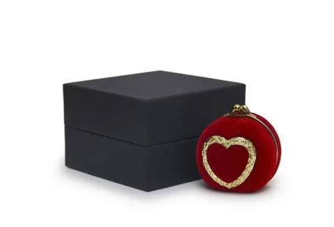 Gift boxes isolated on white background Stock Photos