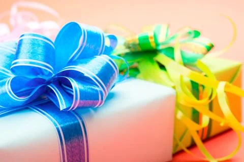 Gift boxes Stock Photos