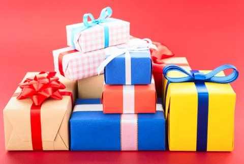Gift boxes Stock Photos