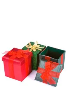 Gift boxes Stock Photos