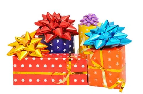 Gift boxes Stock Photos
