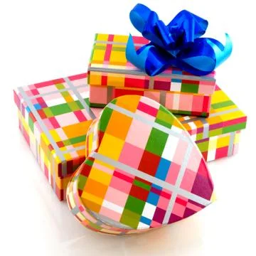 Gift boxes Foto stock