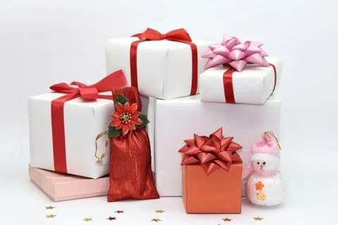Gift boxes Stock Photos