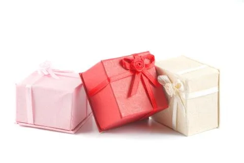 Gift boxes Stock Photos