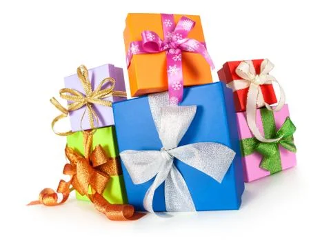 Gift boxes Stock Photos