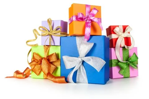 Gift boxes Stock Photos
