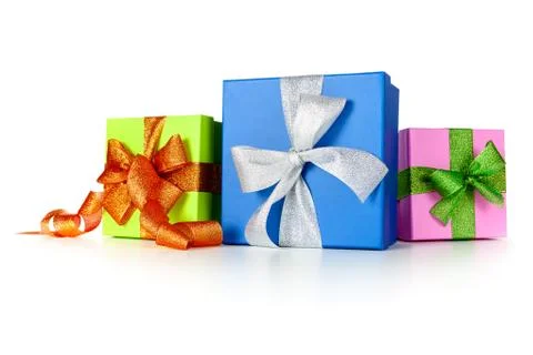 Gift boxes Stock Photos