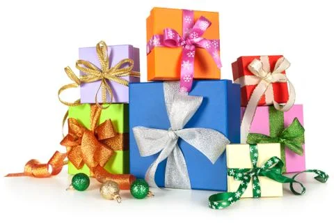 Gift boxes Stock Photos