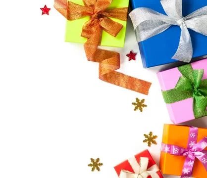 Gift boxes Stock Photos