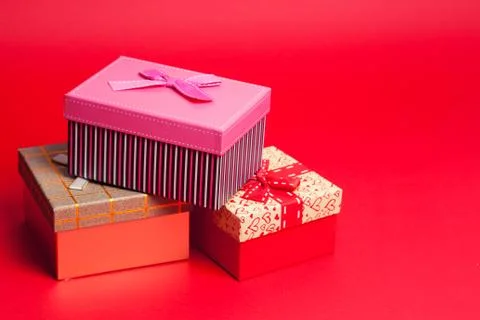 Gift boxes Stock Photos