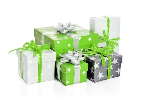 Gift boxes Stock Photos