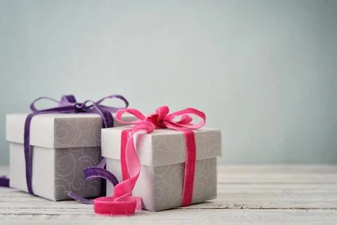 Gift boxes Stock Photos