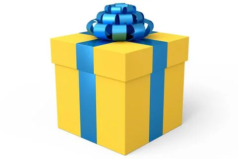 Gift boxes with ribbon and bow isolated on white background. greeting design Stock Illustration