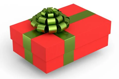 Gift boxes with ribbon and bow isolated on white background. greeting design 스톡 일러스트