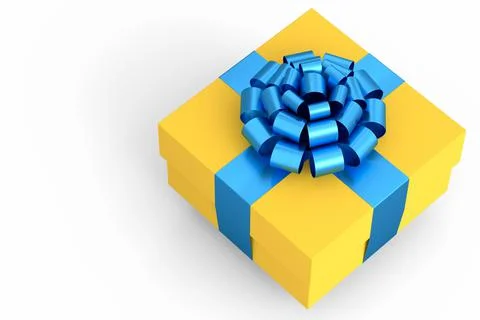 Gift boxes with ribbon and bow isolated on white background. greeting design Stock Illustration